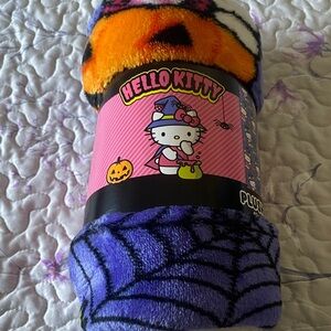 Hello kitty plush throw